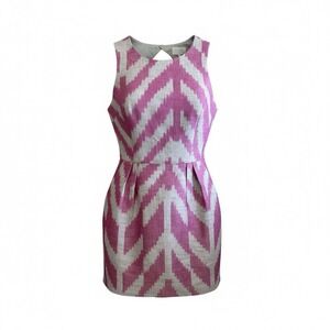 Anthropologie‎ Nomad Morgan Carper Women's Dress Silk Large Pleated Cut Out